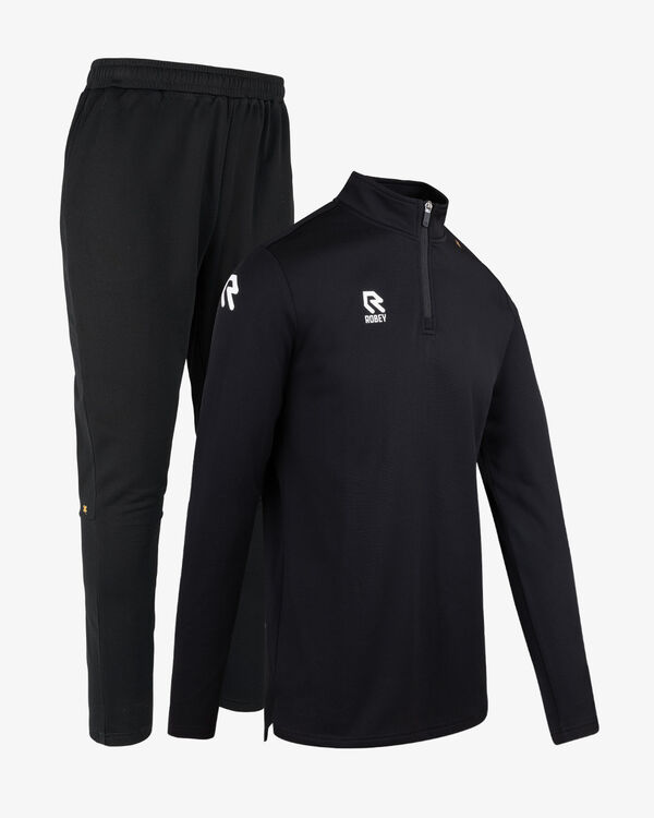 Crossbar Tracksuit Black