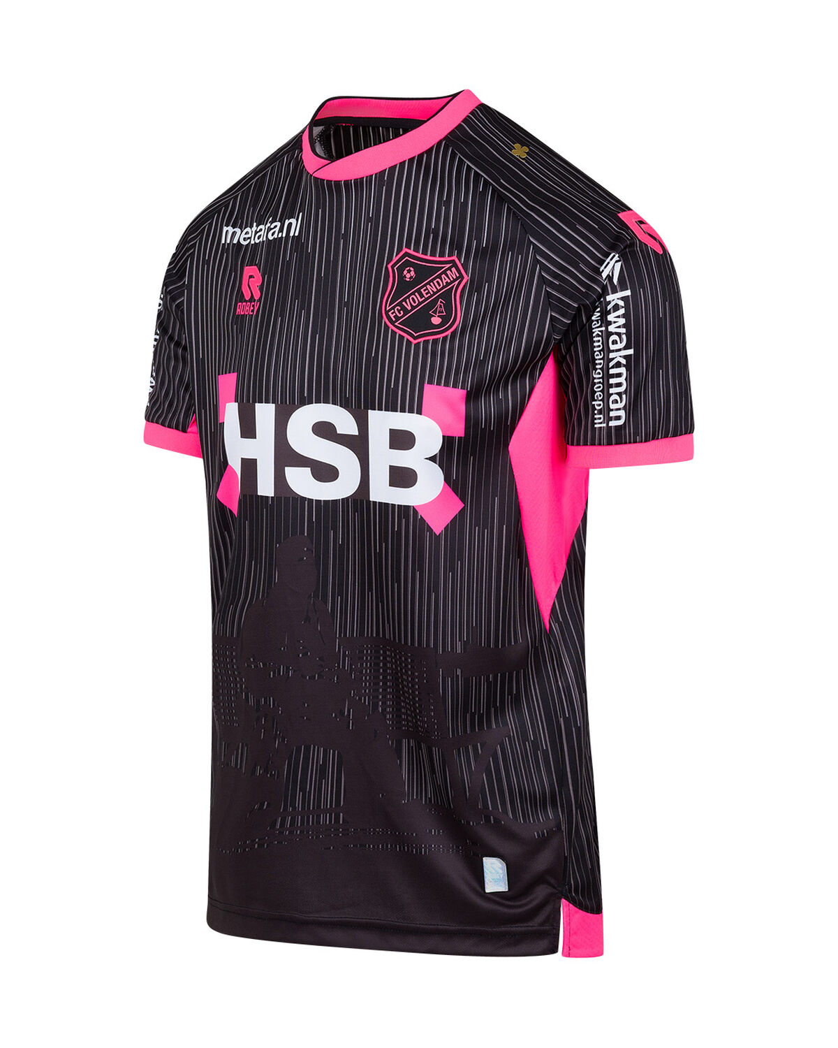 FC Volendam Away SS 21/22, Black, hi-res