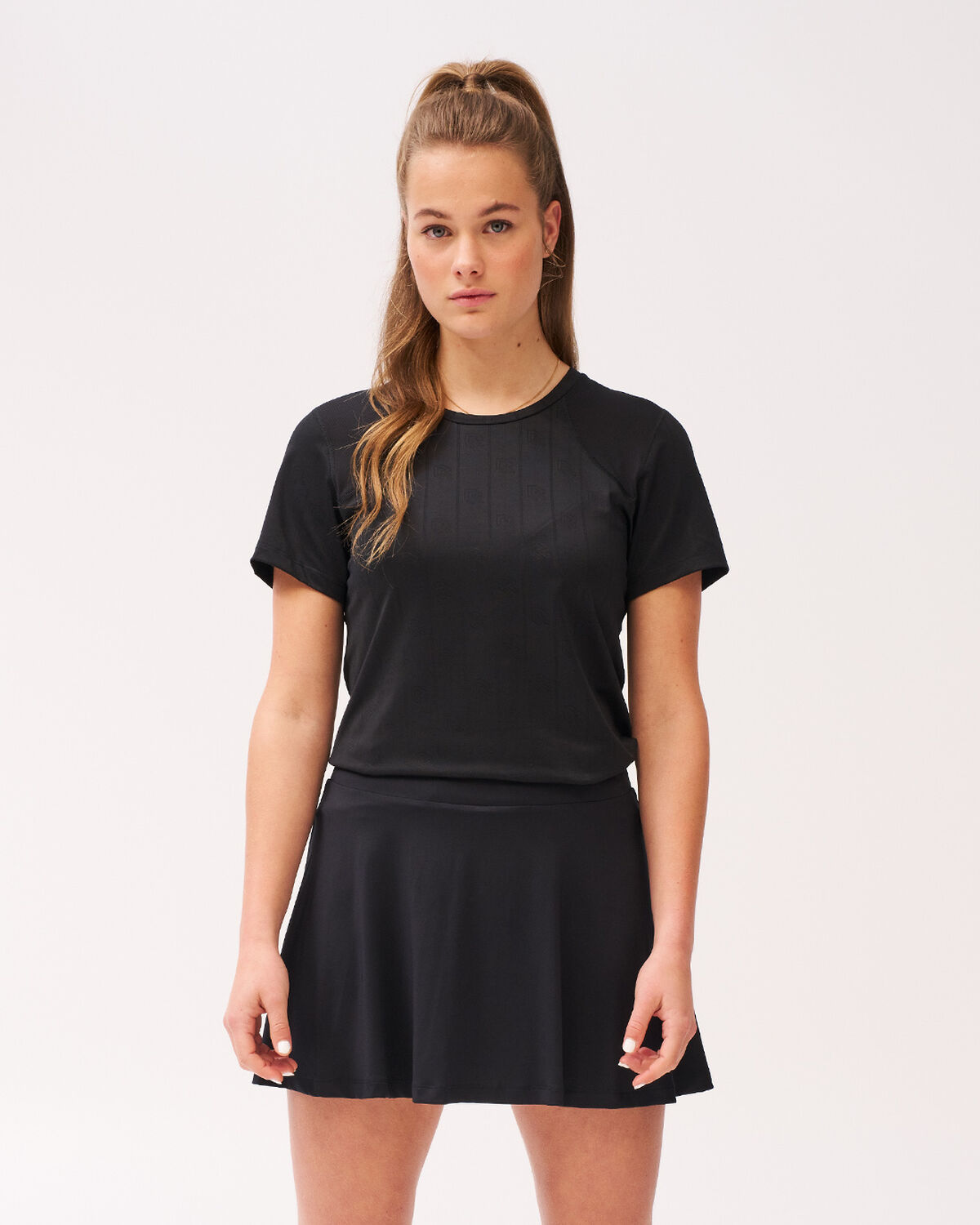 Tennis Ace Tee Women's, Black, hi-res