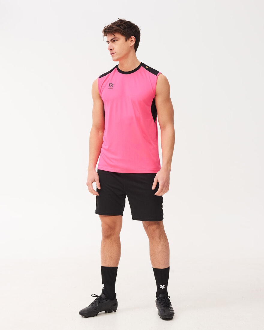 Performance Sleeveless Shirt, Neon Pink, hi-res
