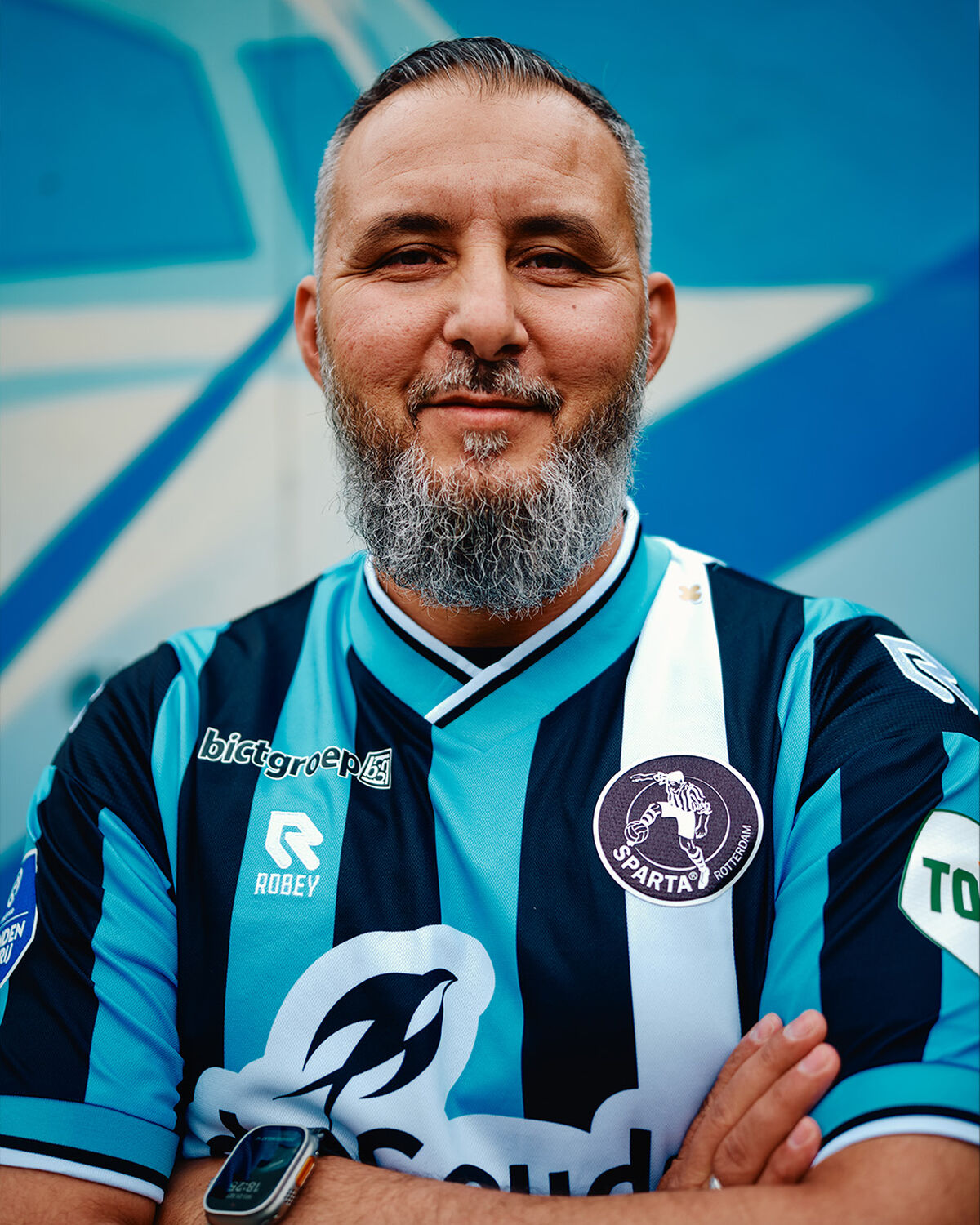 Sparta Third Shirt 24/25, Blue/Black/White, hi-res