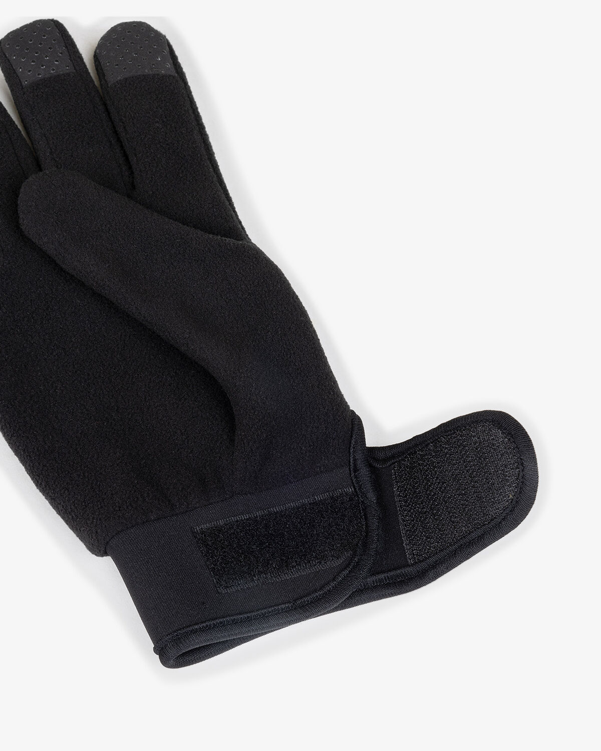 Fleece Gloves, Black, hi-res