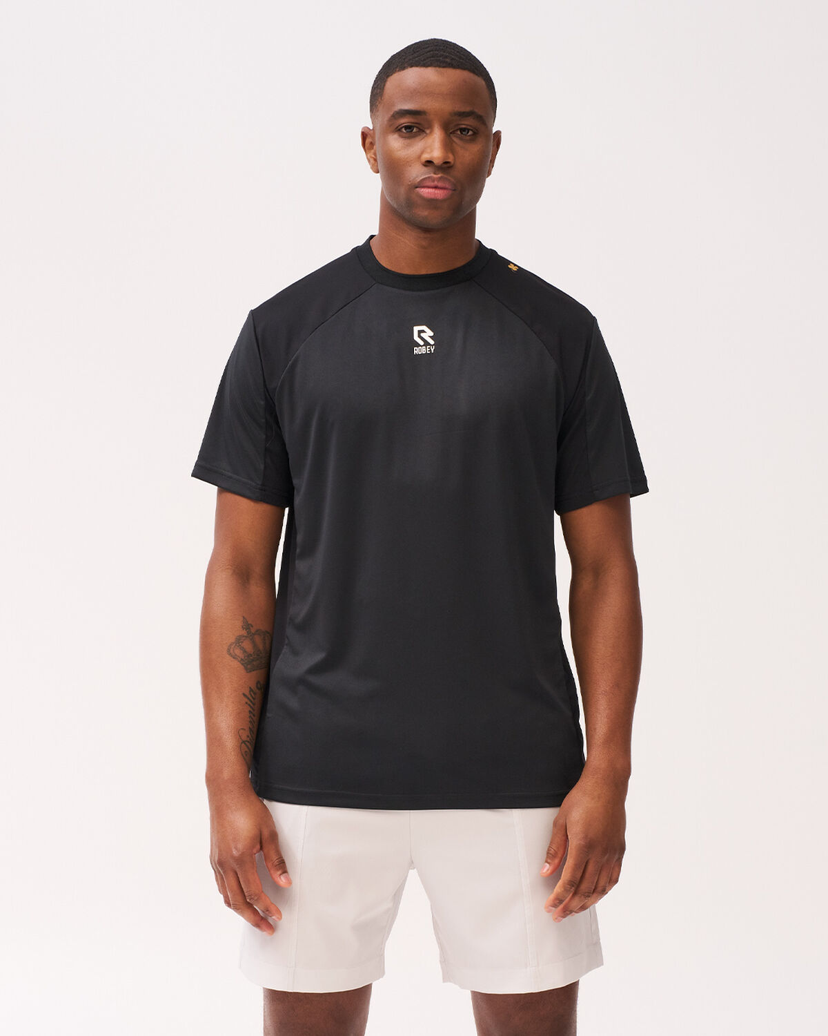 Tennis Ace Tee, Black, hi-res