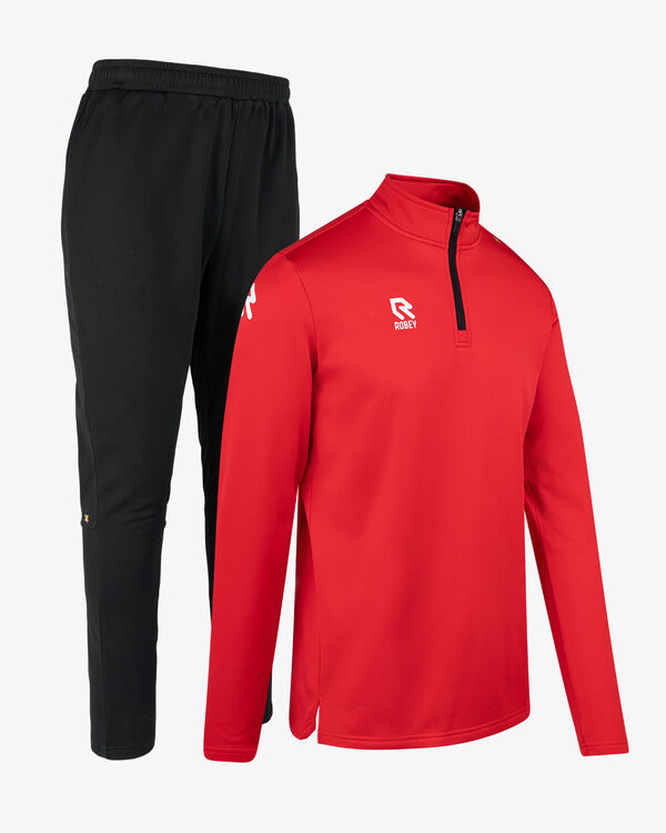 Crossbar Tracksuit Black/Red