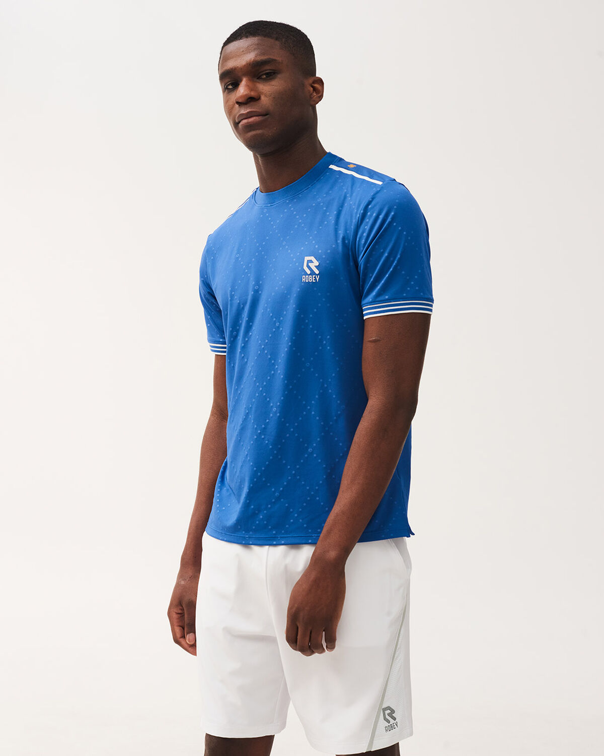 Tennis Cross T-Shirt Round Neck, Winner Blue, hi-res