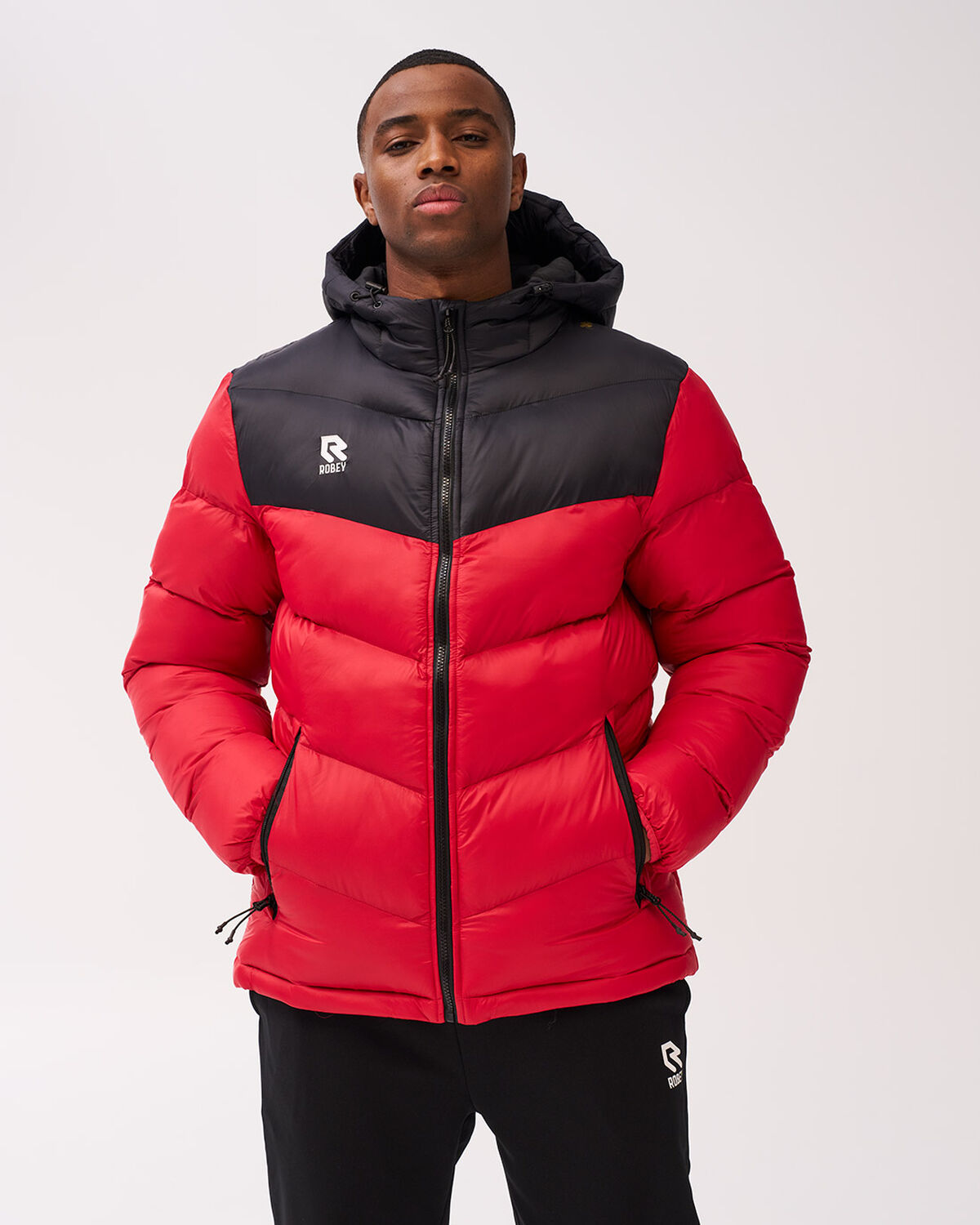Performance Padded Jacket, Red/Black, hi-res