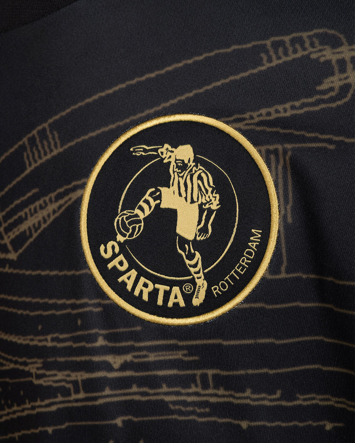 Sparta Third Shirt 25/26, Black/Gold, hi-res