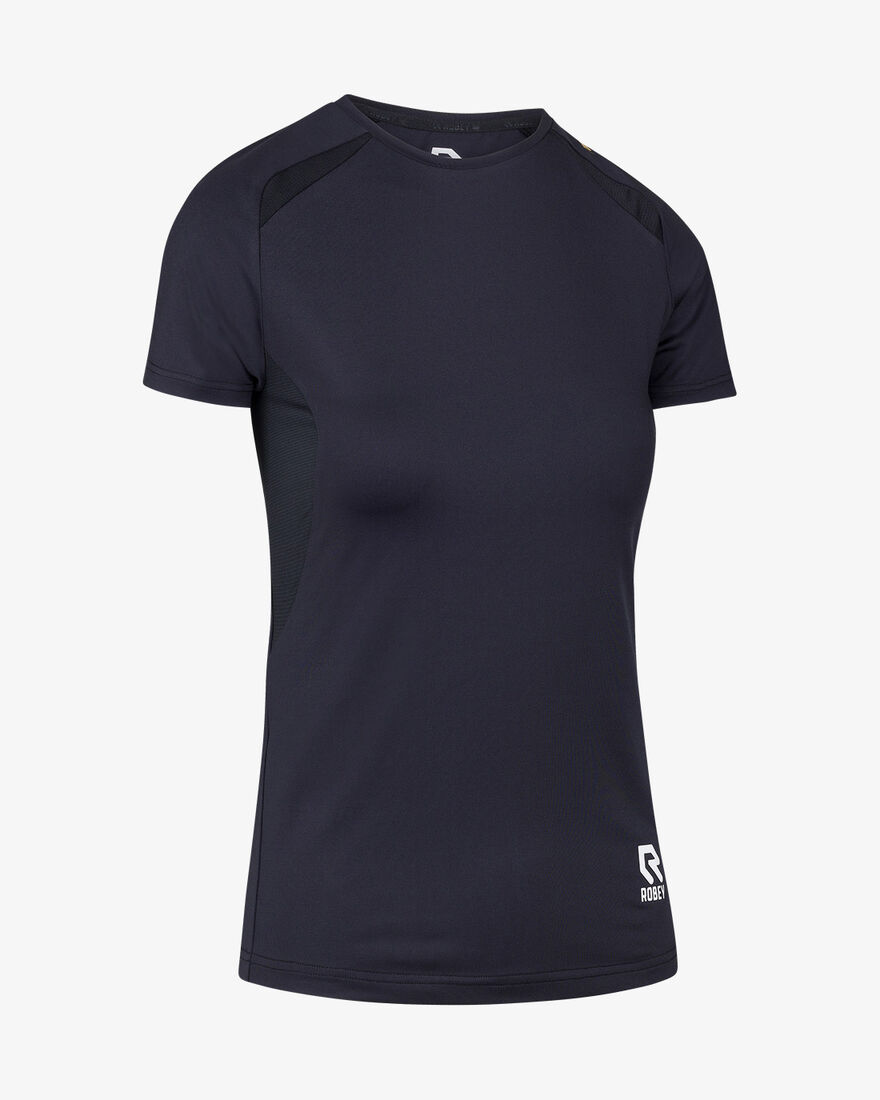 Women's Gym Shirt SS, Black, hi-res