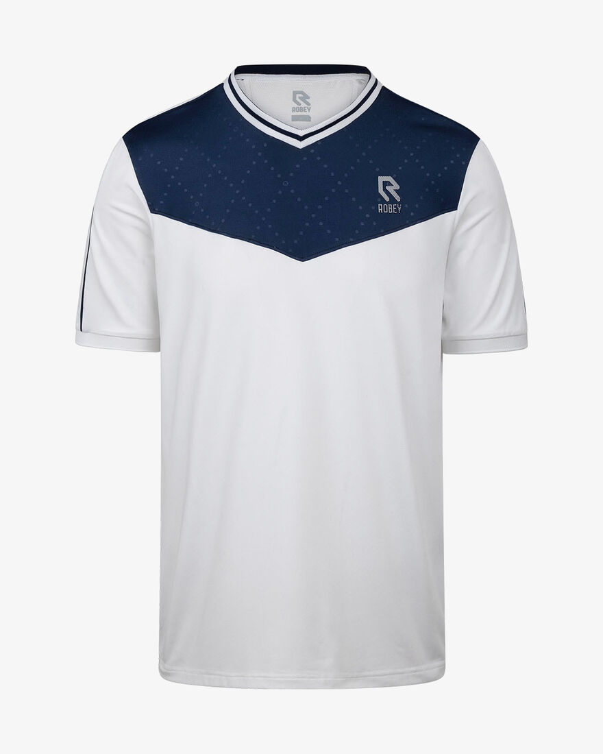 Tennis Kick V-Neck T-Shirt, Racket White, hi-res