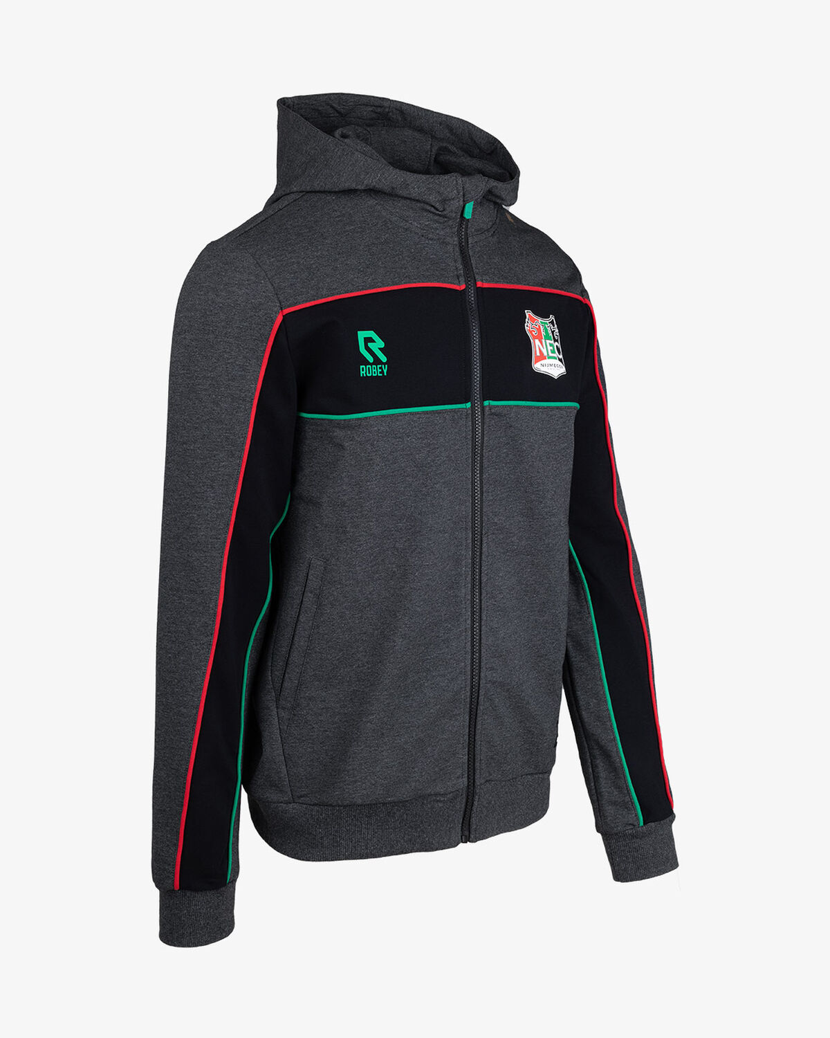 N.E.C. Presentation Hoodie 23/24, Dark Grey, hi-res