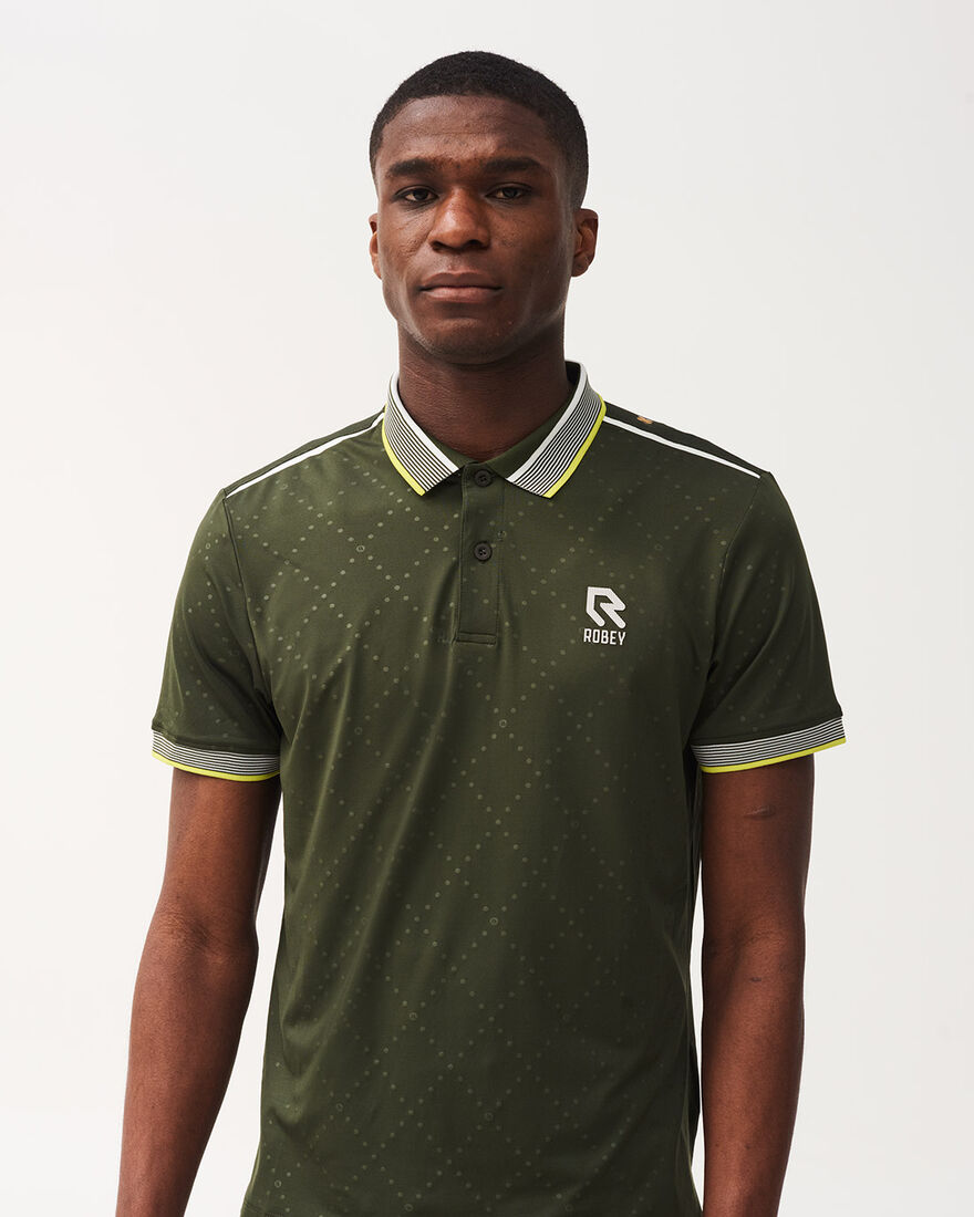 Tennis Poach Polo, Classic Green, hi-res