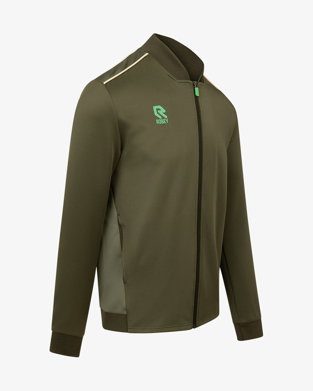 Off-pitch Legacy Full-Zip Top, Green, hi-res