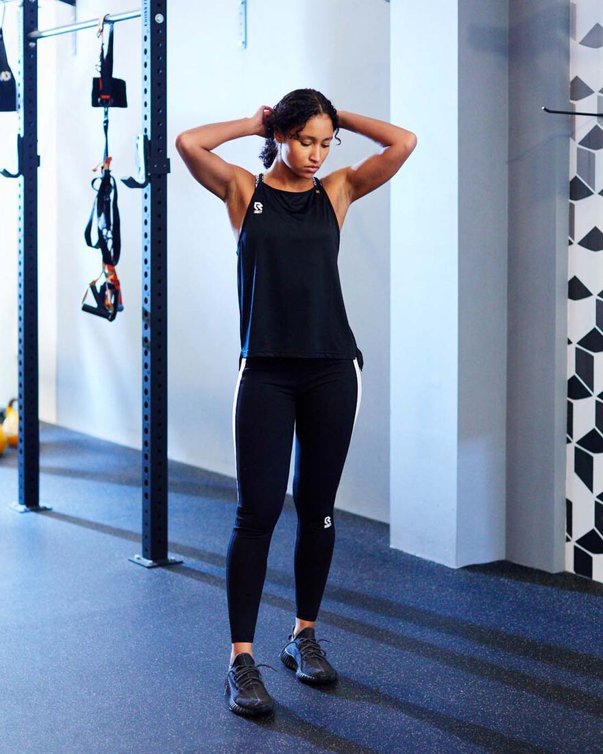 Women's Gym Legging, Black, hi-res