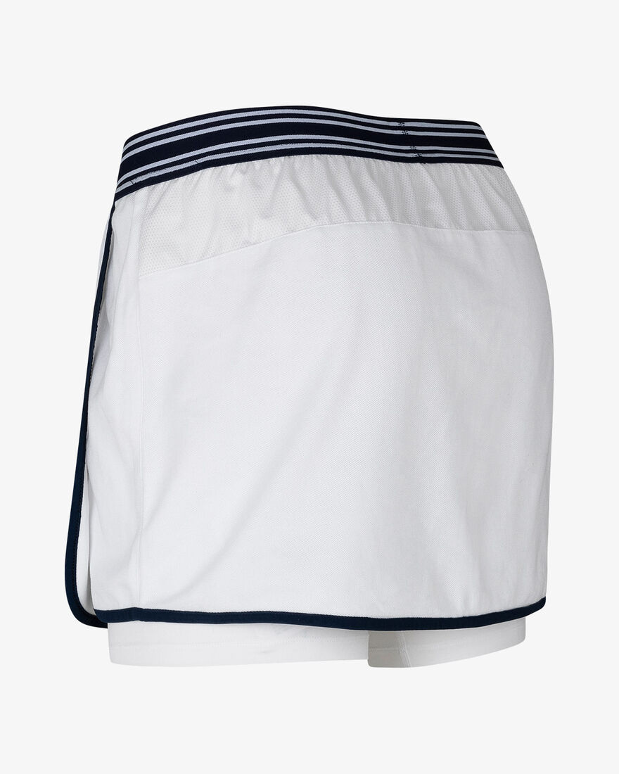 Tennis Deuce Wrap Skirt, Racket White, hi-res