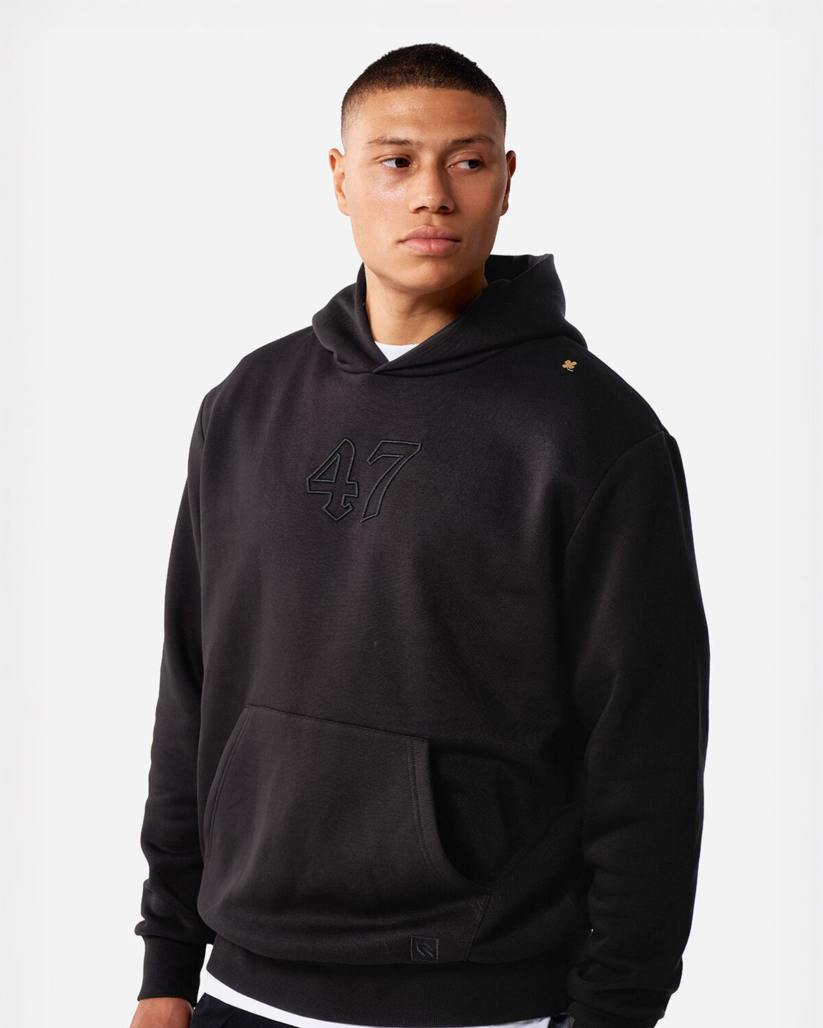 Robey Varsity Hoodie, Black, hi-res