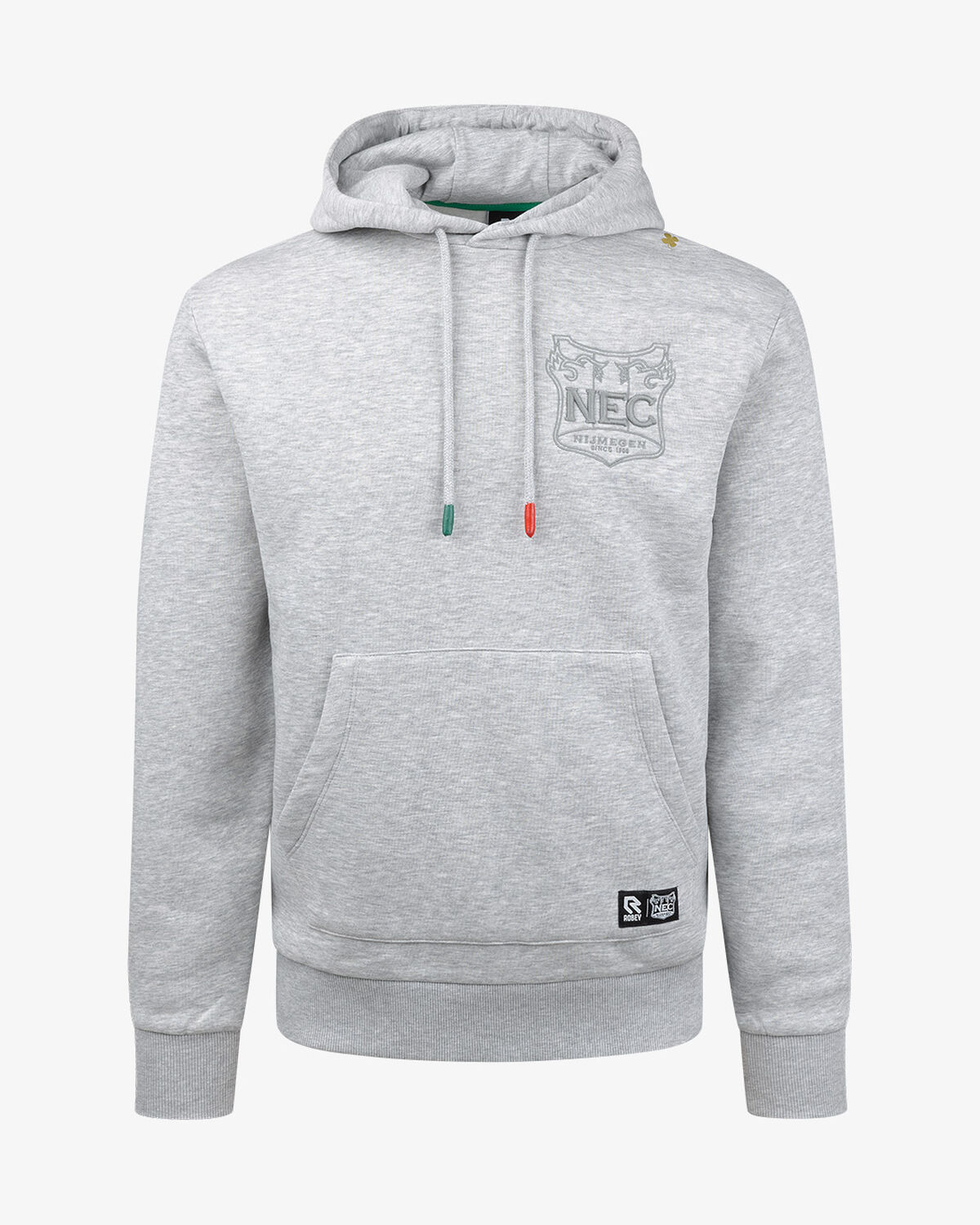 N.E.C. Hoodie, Grey Melange, hi-res