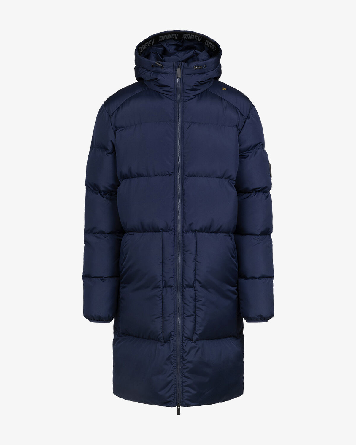 Ultra Long Padded Jacket, Navy, hi-res