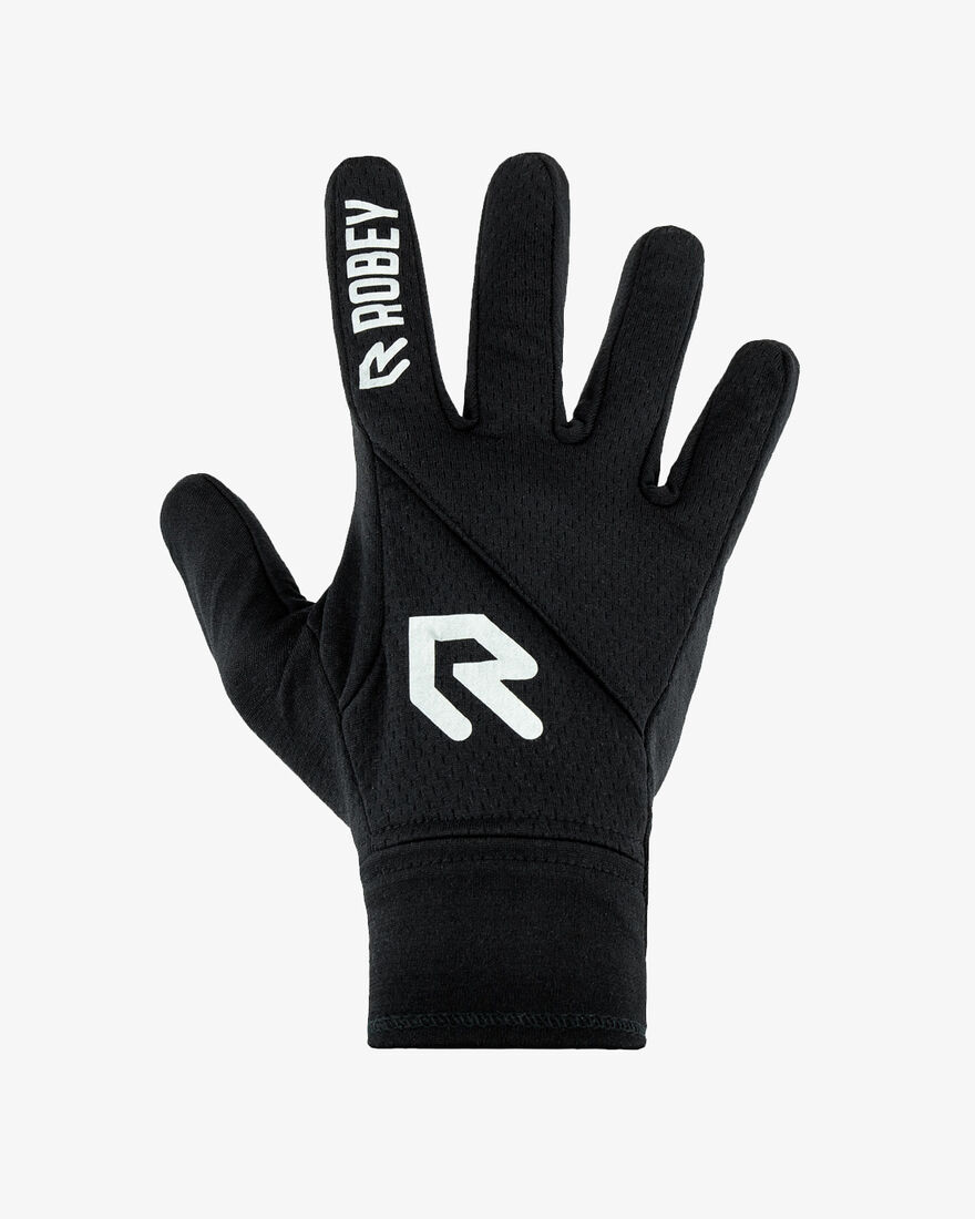Gloves, Black, hi-res