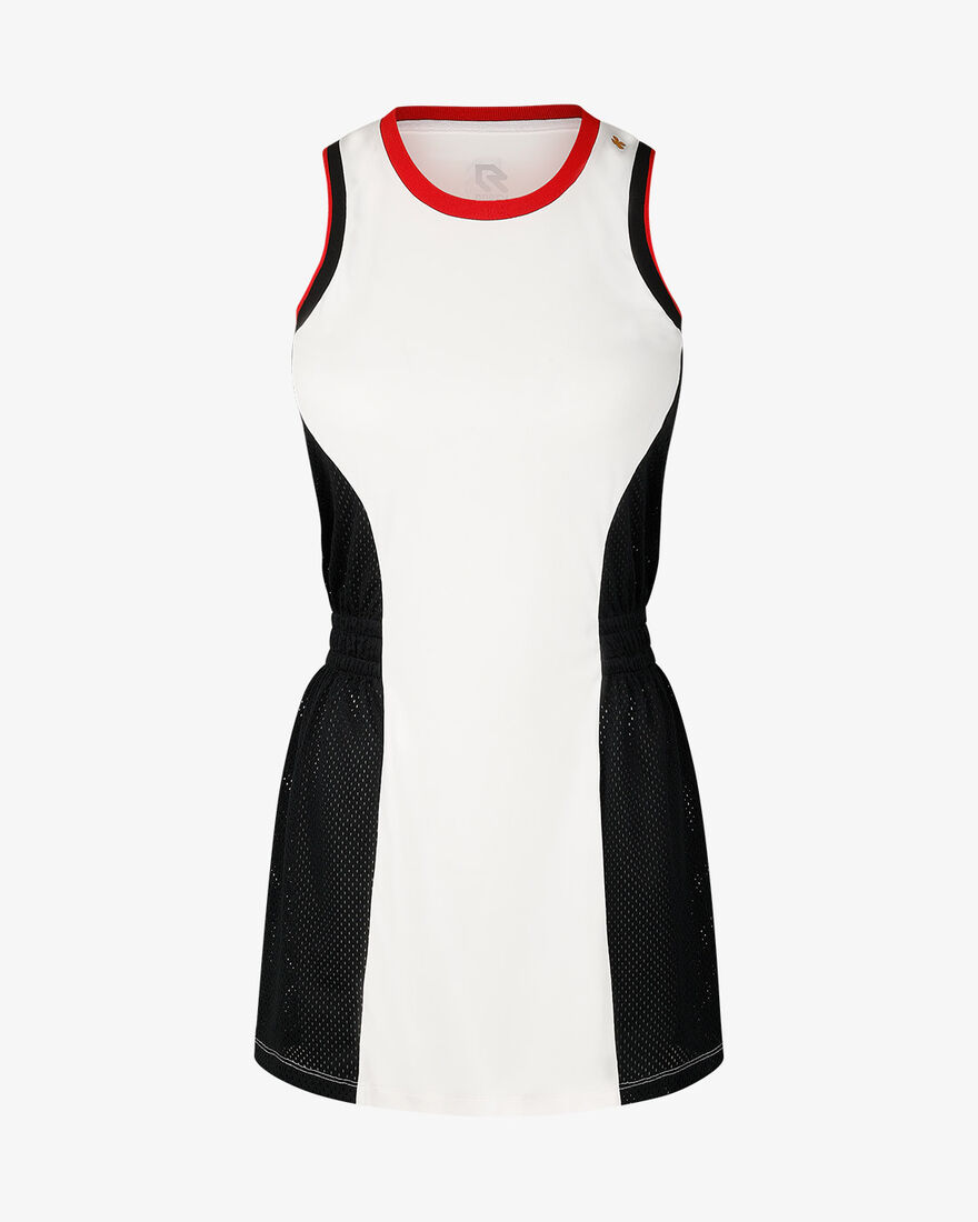 Grand Slam Tennis Dress, Off White/Black, hi-res