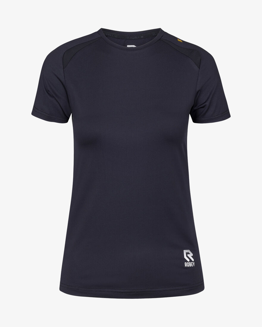 Women's Gym Shirt SS, Black, hi-res