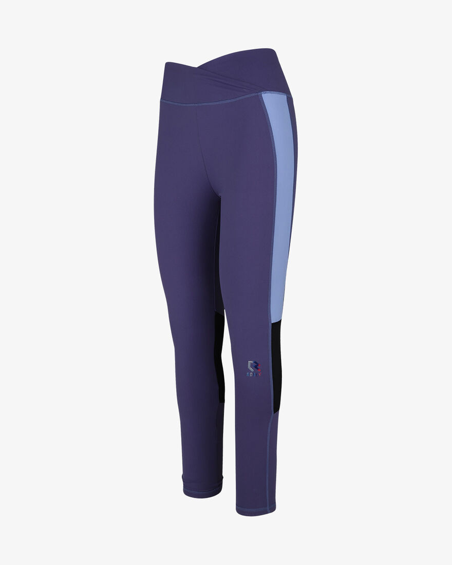 Women's Gym Legging, De Nimes Blue, hi-res