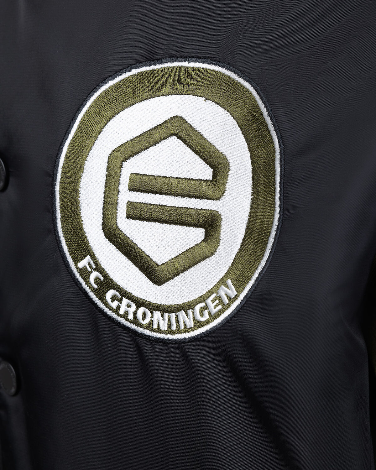 FC Groningen Varsity Jacket 23/24, Black/Green, hi-res