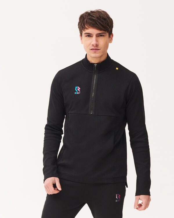 Off Pitch Cotton Half-Zip Top