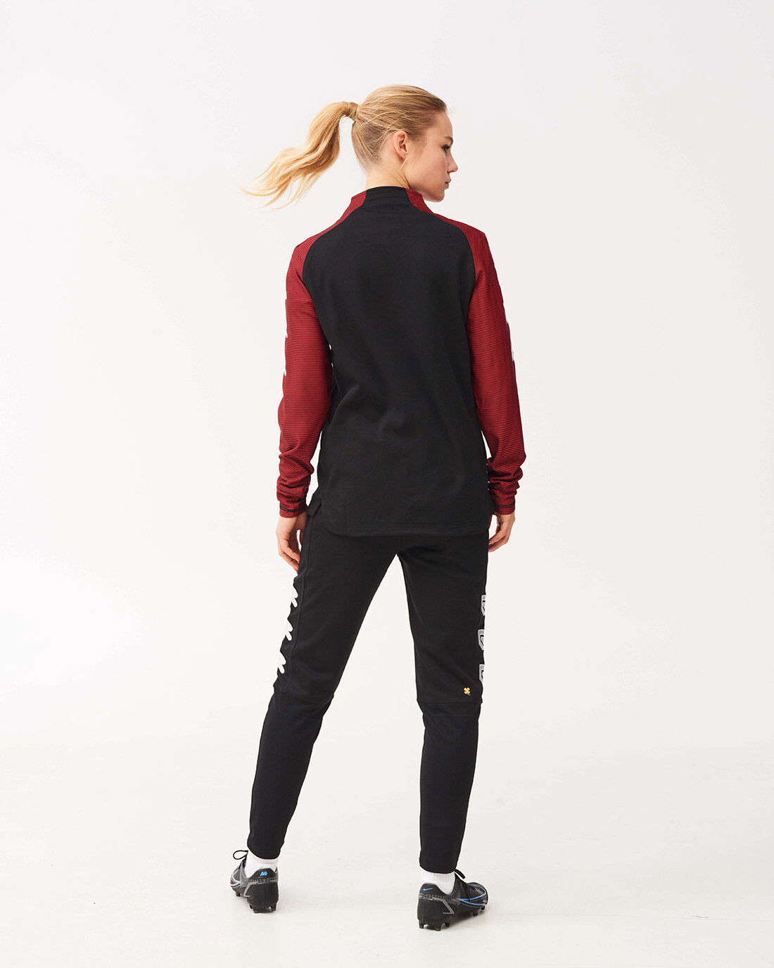 Red and black new arrivals tracksuit womens
