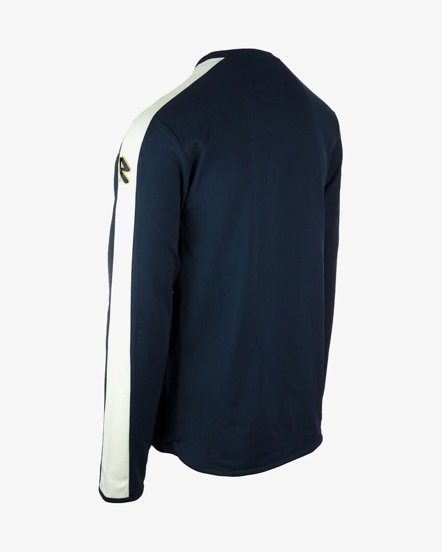 Performance Sweater, Navy/White Stripe, hi-res