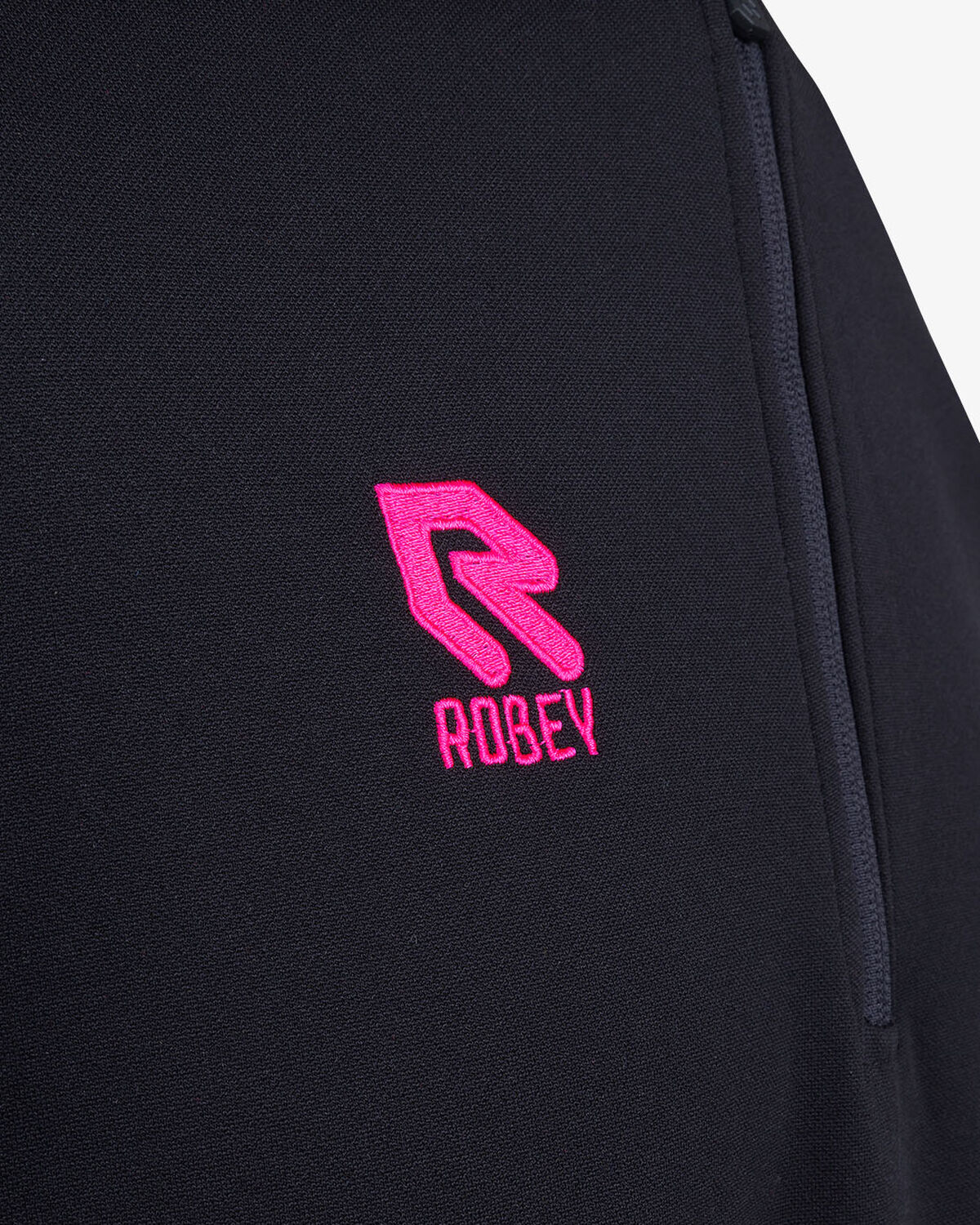 Performance Half-Zip Top, Black/Neon Pink, hi-res