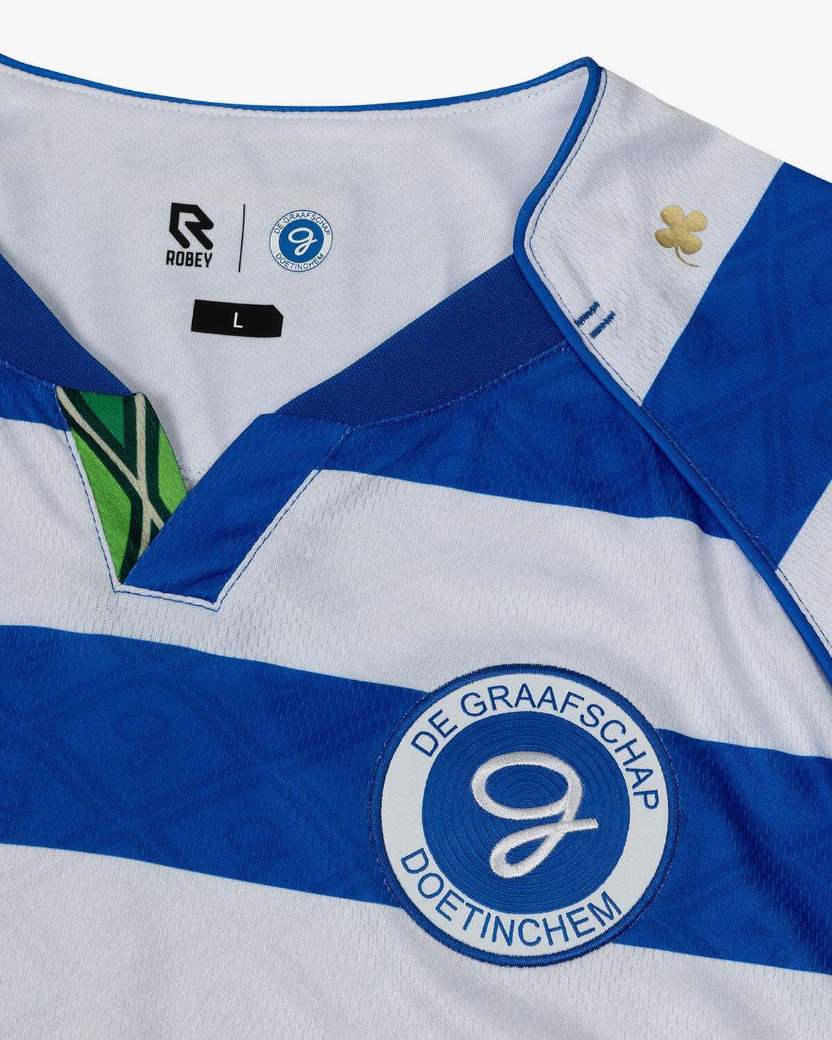 De Graafschap Home Shirt 25/26, White/Green, hi-res