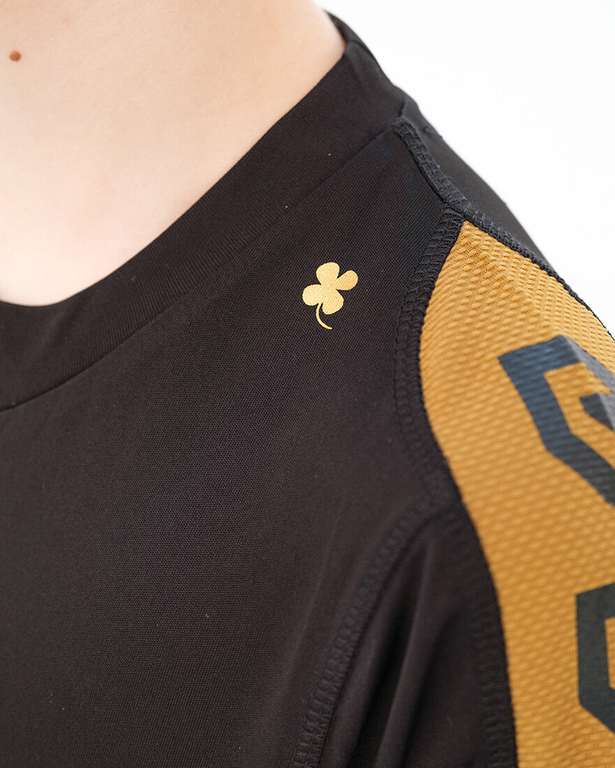 Performance Shirt, Black/Gold, hi-res