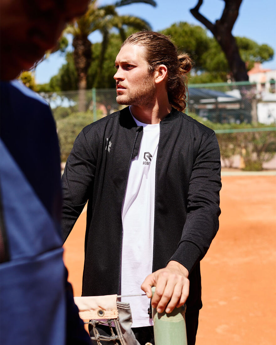 Off Pitch Anthem Jacket, Black, hi-res