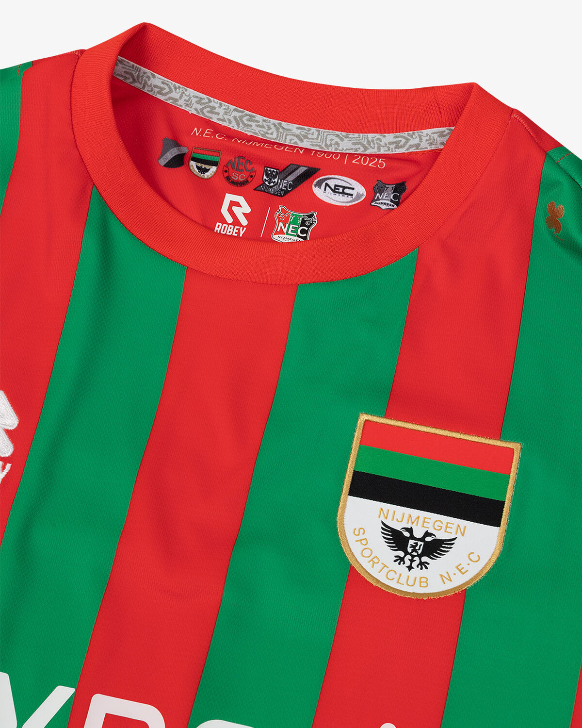 N.E.C. Wedstrijdshirt Thuis #2 25/26, Red/Green, hi-res