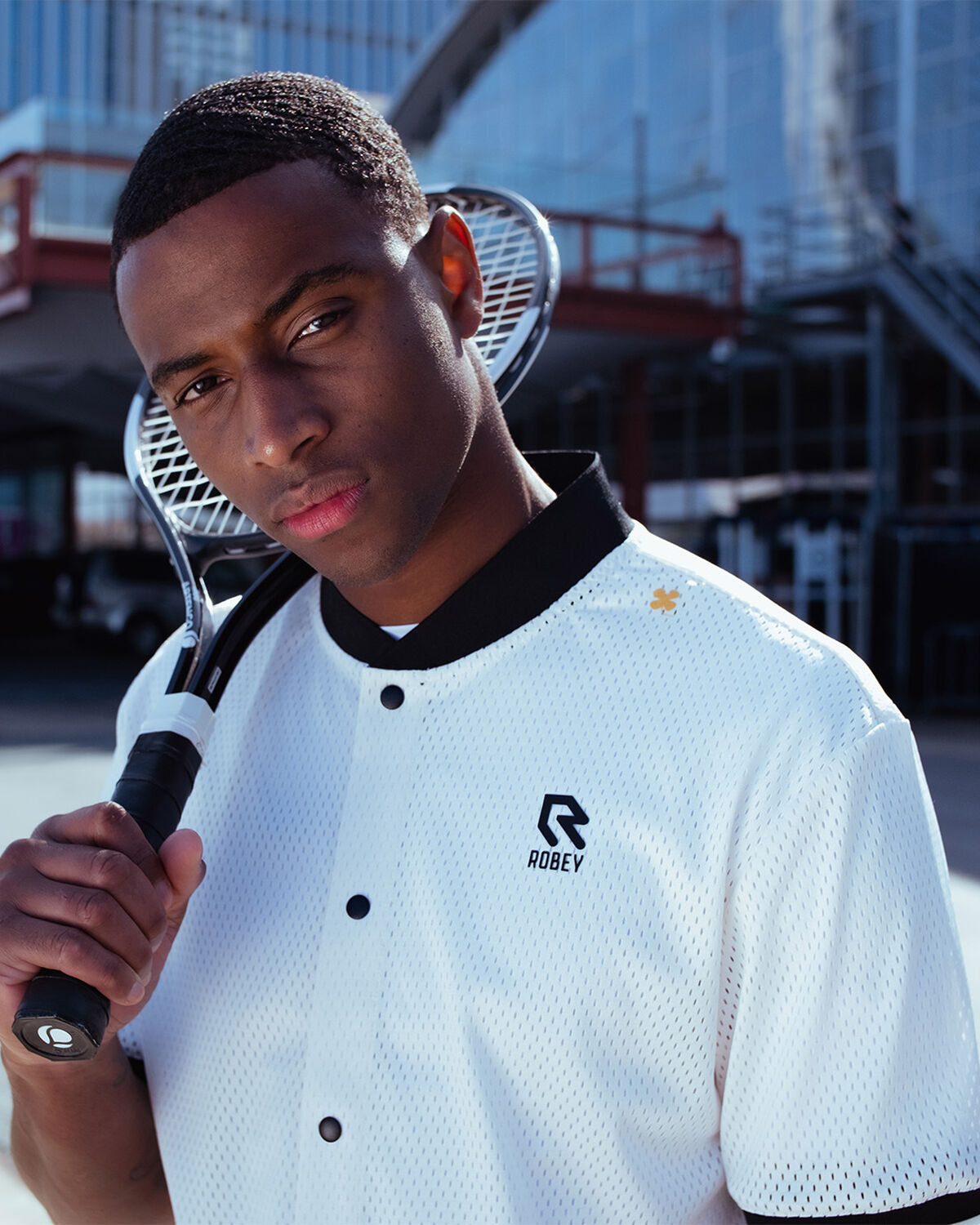 Grand Slam Tennis Layering Top, Off White, hi-res
