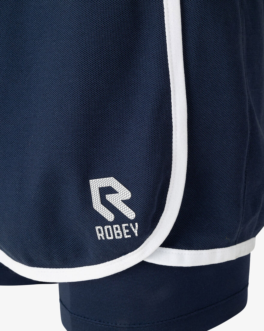Tennis Deuce Wrap Skirt, Match Navy, hi-res