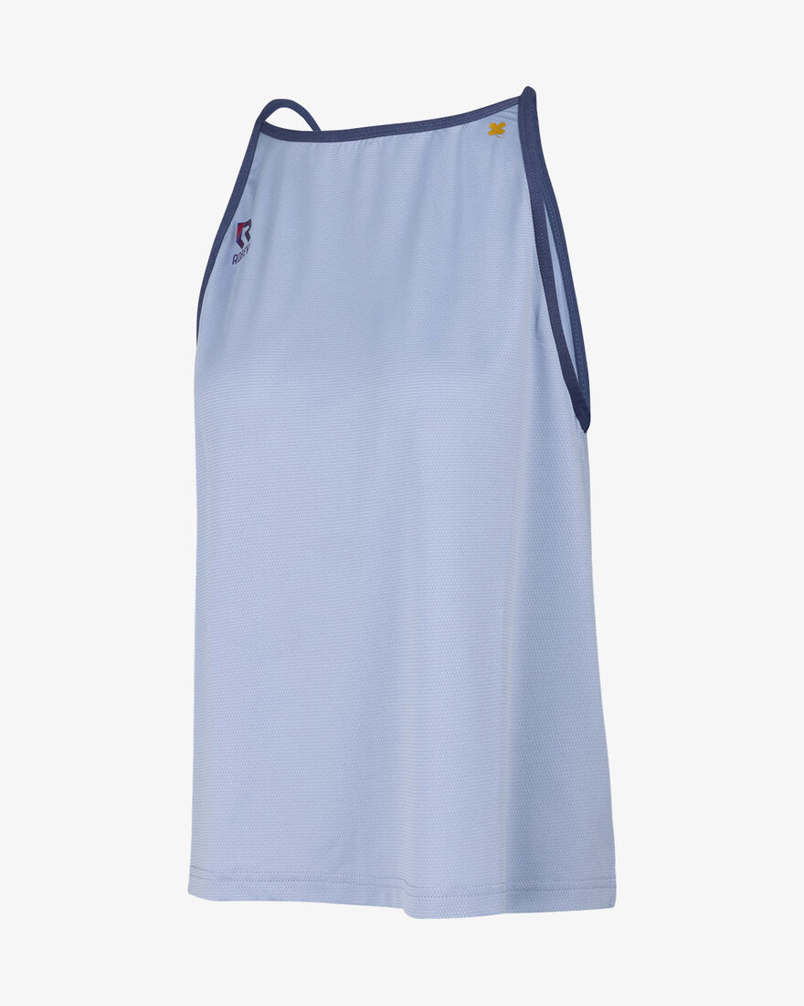 Women's Gym Singlet A-Line, De Nimes Blue, hi-res