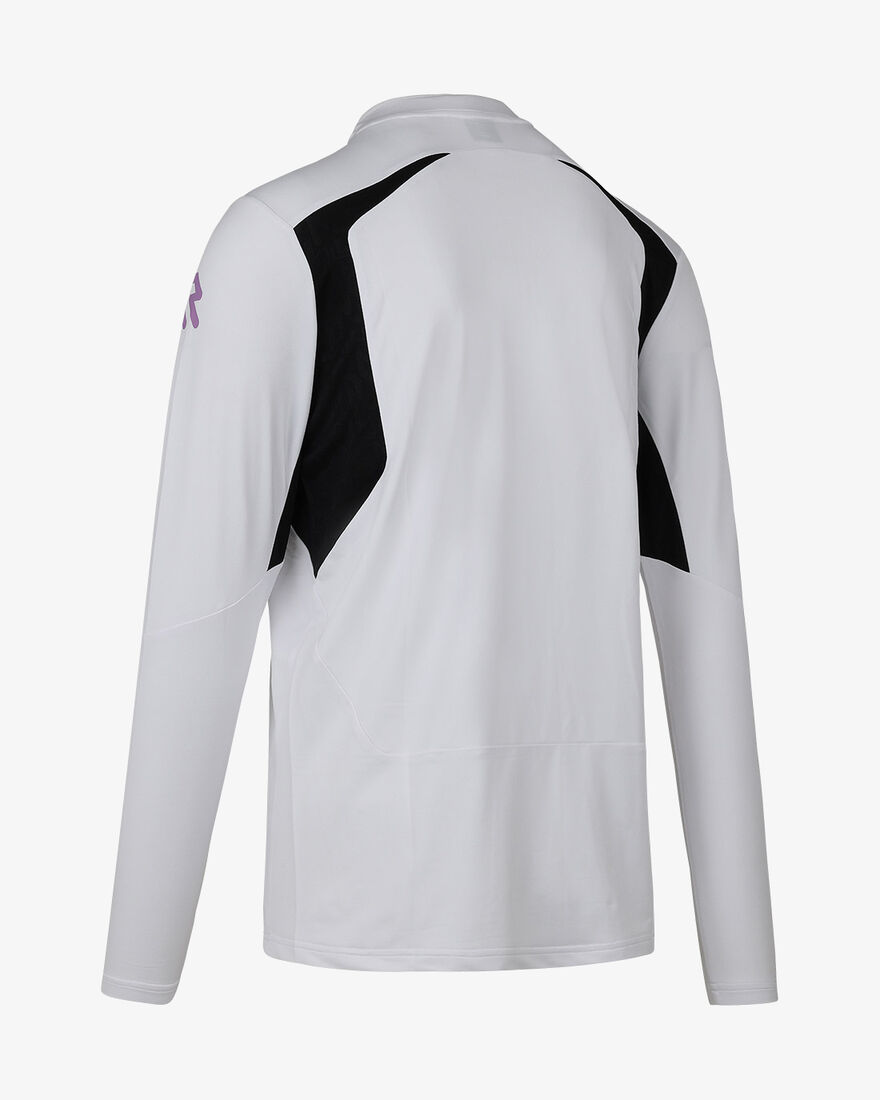 Playmaker Half-Zip Top, White, hi-res