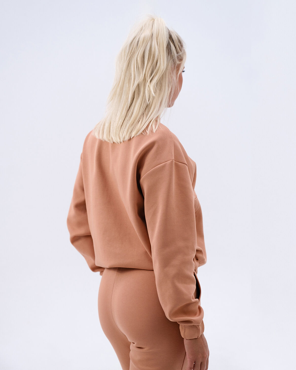 Women's Off Pitch Jacket Half-Zip, Italian Clay, hi-res