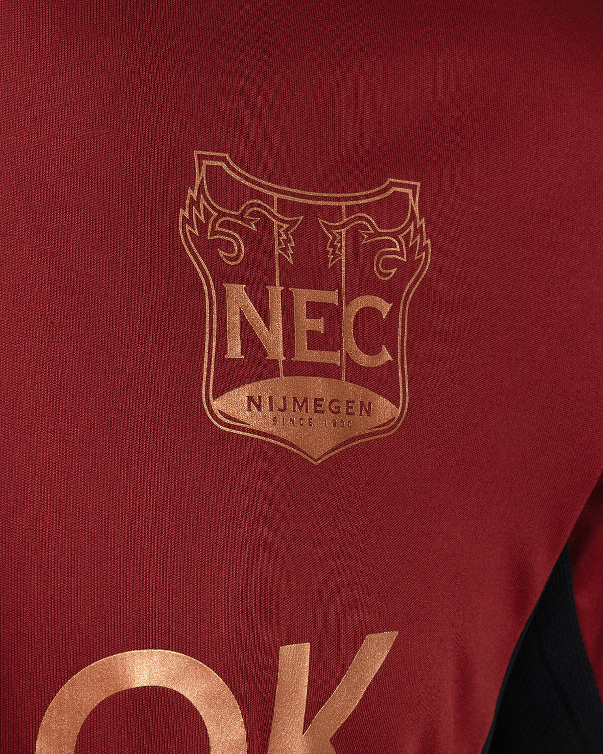 N.E.C. Playmaker Training Shirt 23/24, Bordeaux, hi-res