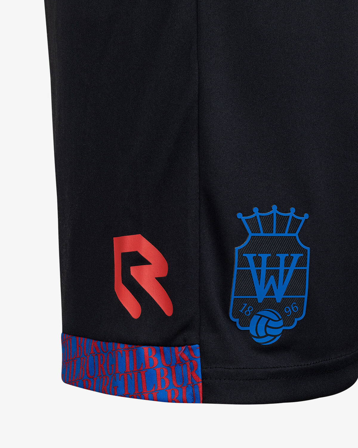 Willem II Training Short 24/25, Black, hi-res