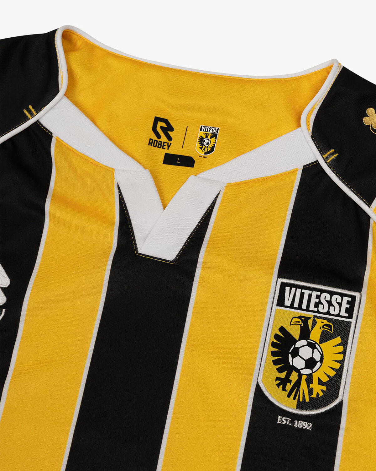 Vitesse Home Shirt 25/26, Yellow/Black, hi-res
