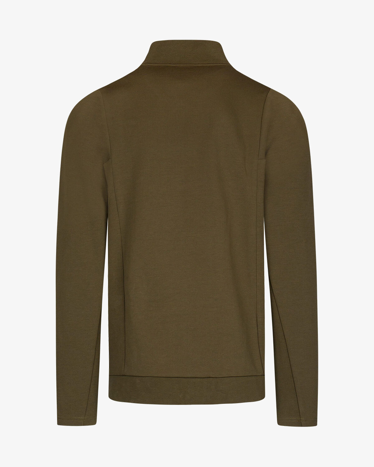 Off Pitch Cotton Half-Zip Top, Olive, hi-res