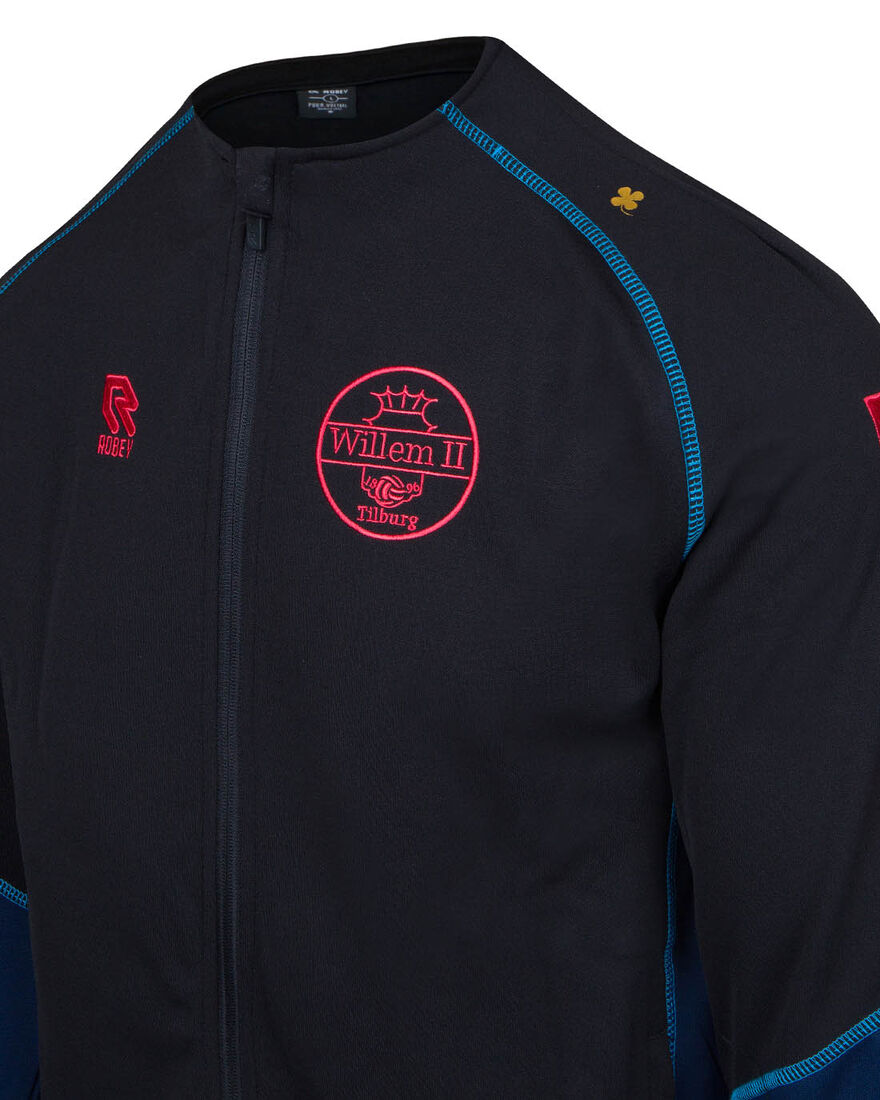 Shop Willem Ii Performance Full Zip Jacket 2020 2021 Official Robey Webshop