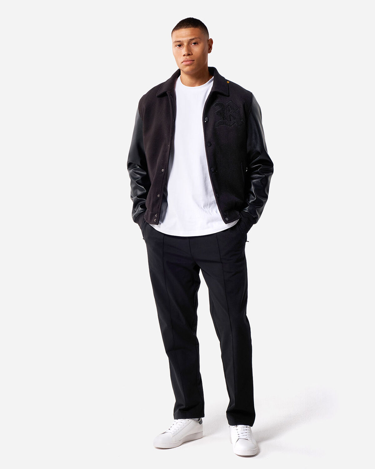 Robey Varsity Pants, Black, hi-res