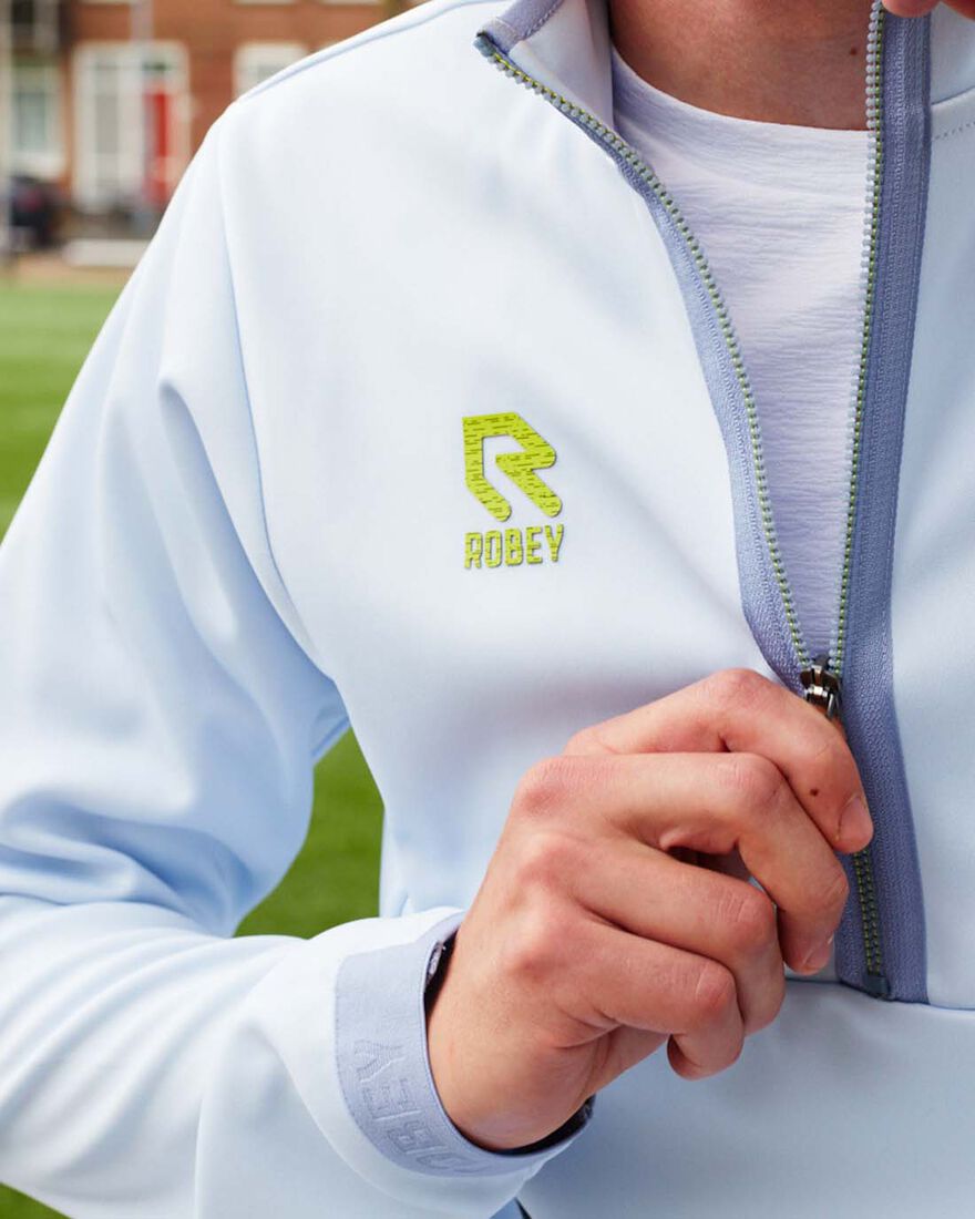 Off Pitch Scuba Half-Zip Top, Opal, hi-res