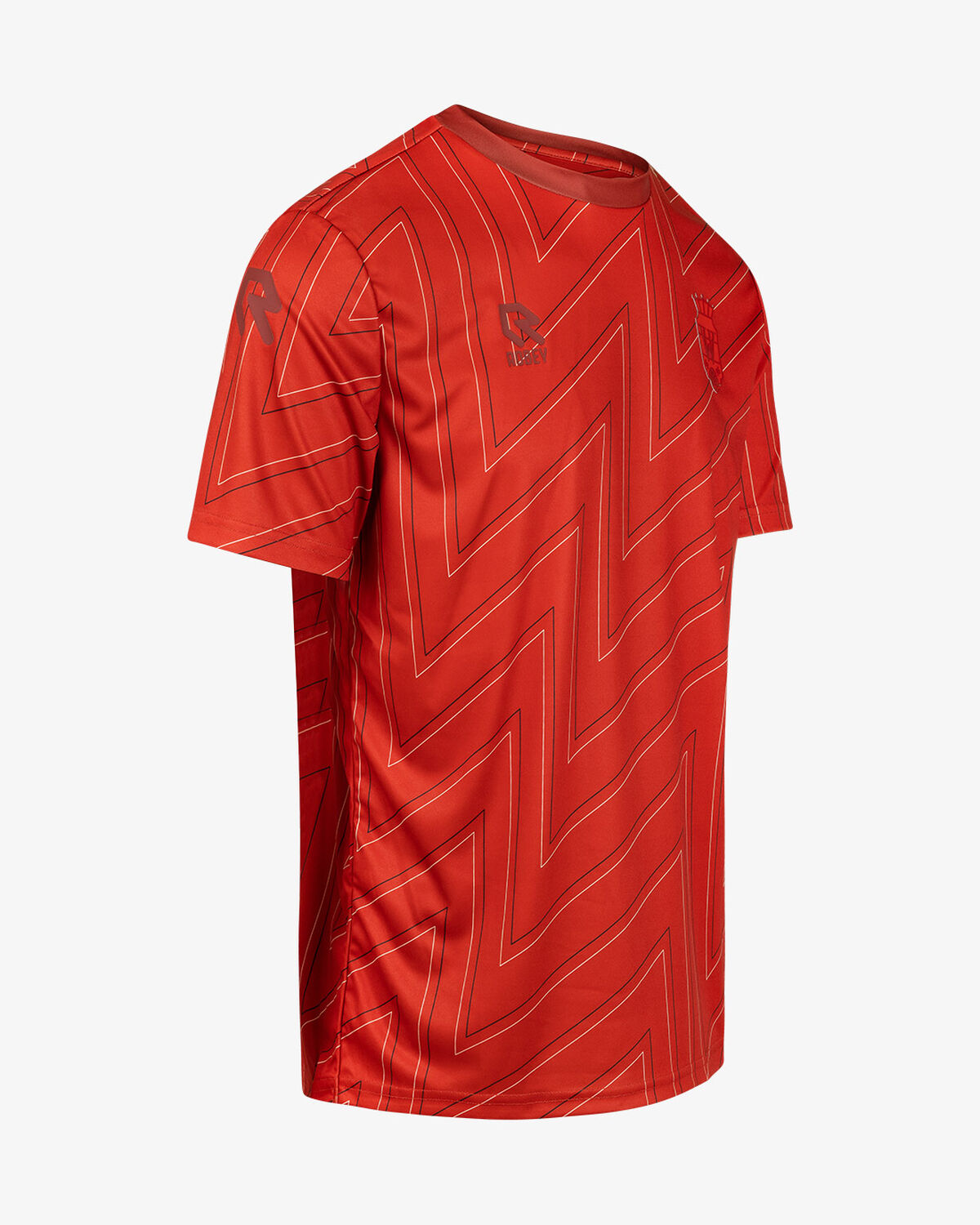 Willem II Warm Up Shirt 23/24, Red, hi-res