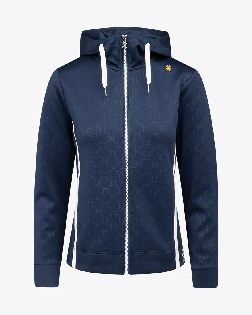 Tennis Forehand Tracksuit Full Zip Jacket, Match Navy, hi-res