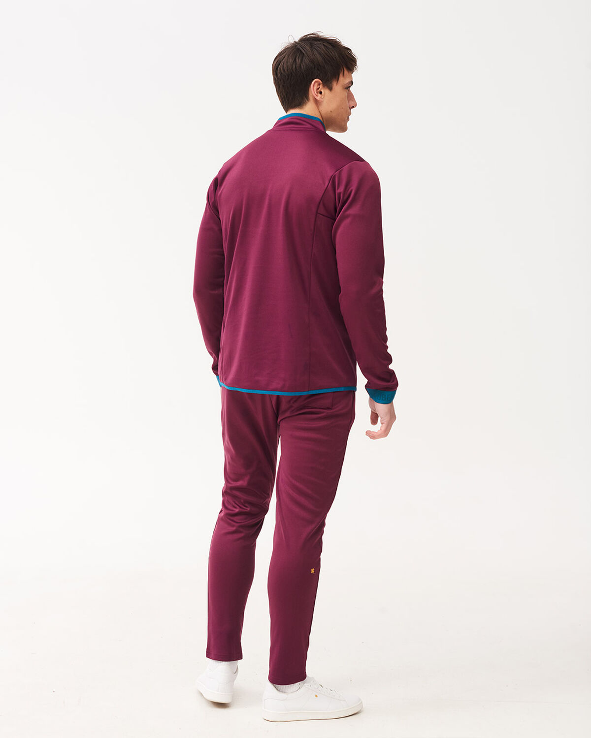 Off Pitch Scuba Half-Zip Top, Burgundy, hi-res