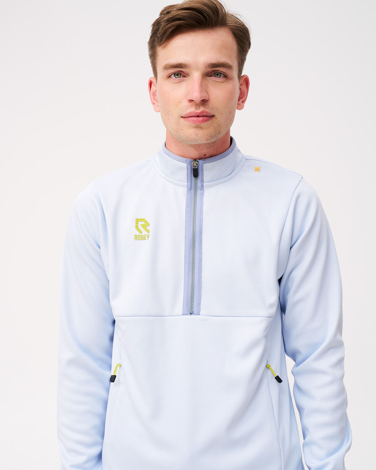 Off Pitch Scuba Half-Zip Top, Opal, hi-res